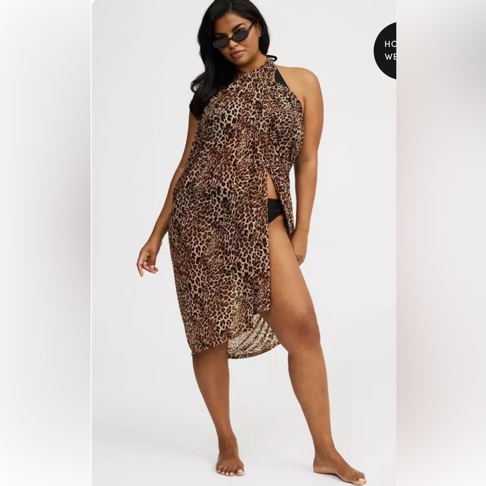 NWOT. Torrid Mesh Sarong
